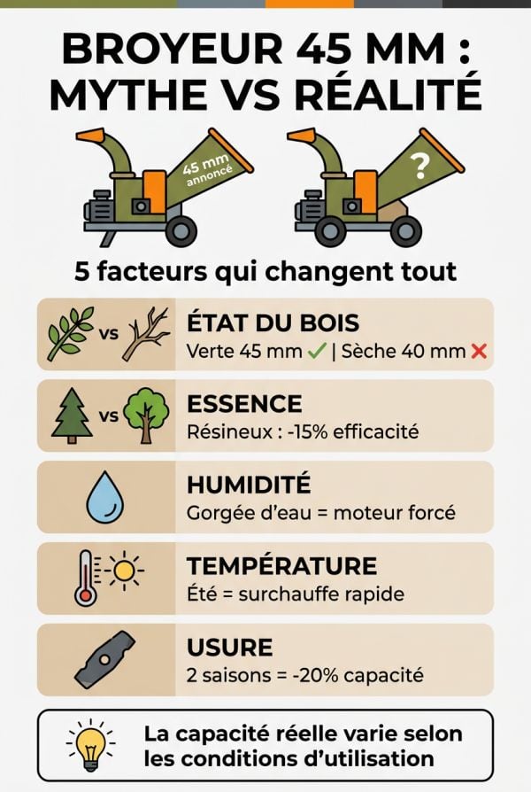 Pourquoi le diamètre annoncé n'est pas toujours le diamètre réel