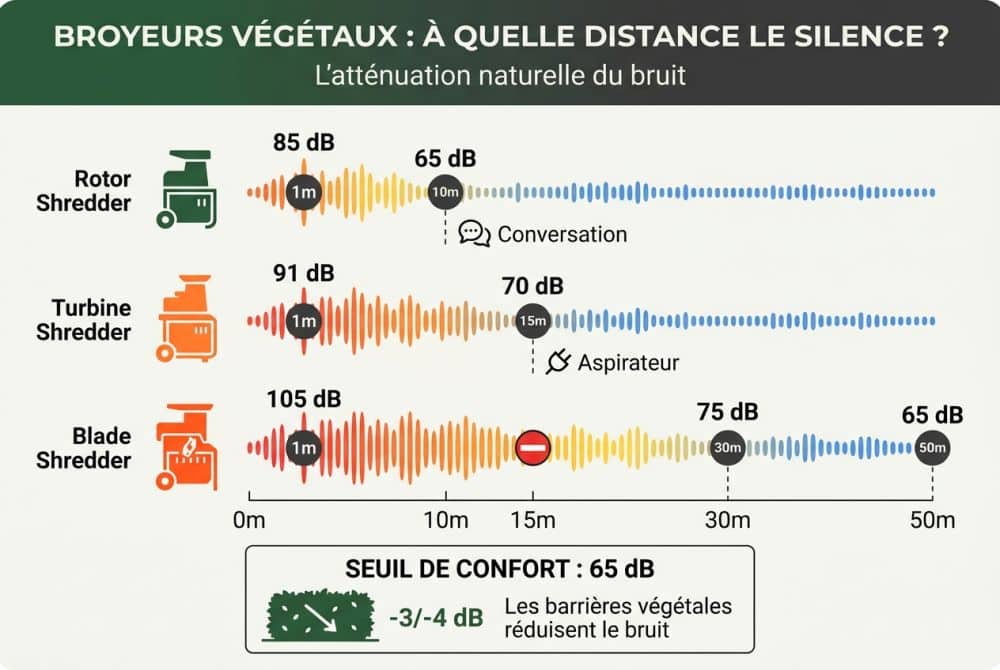 À quelle distance le bruit devient-il tolérable ?