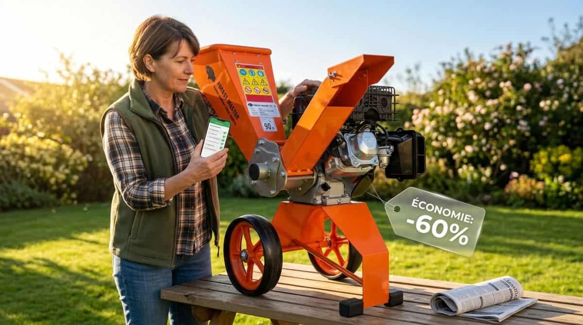 Acheter un broyeur de végétaux thermique d'occasion