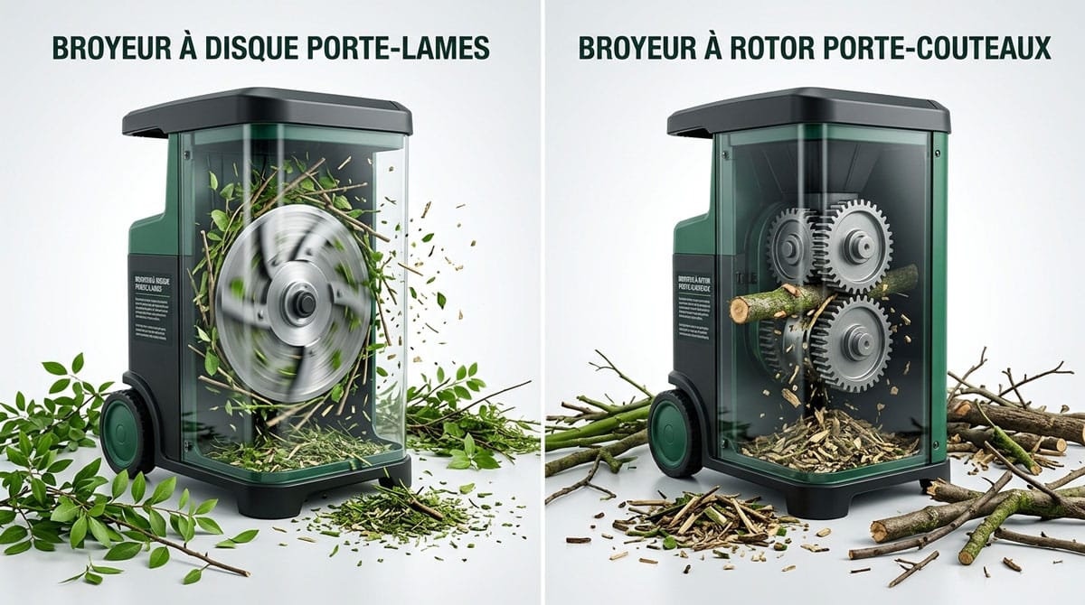 Broyeur à lames ou à rotor : comparatif des deux systèmes