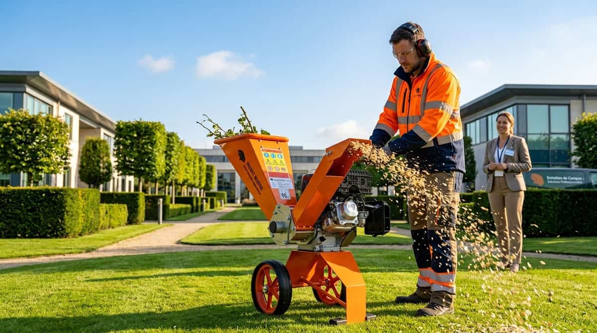 Broyeurs de végétaux thermiques pour usage professionnel