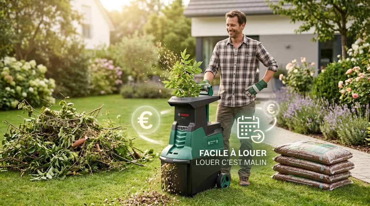 Location de broyeur de végétaux : où, combien, comment